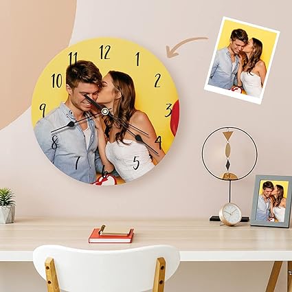 Horloge Murale Personnalisée avec Photo