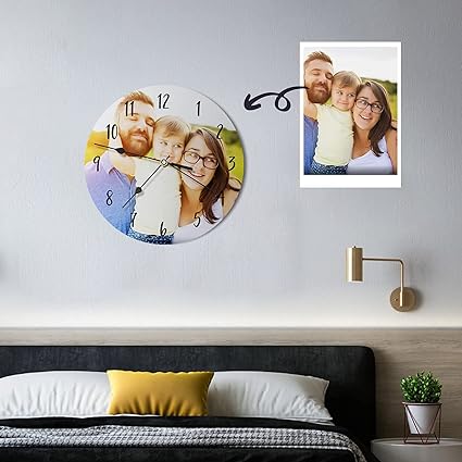 Horloge Murale Personnalisée avec Photo