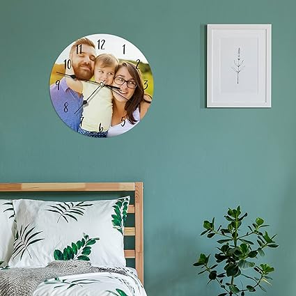 Horloge Murale Personnalisée avec Photo