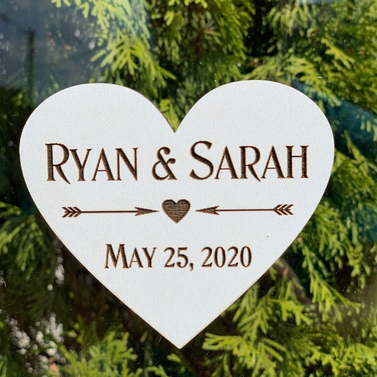 Livre d’or de mariage en bois