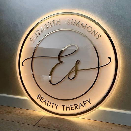 Décoration de logo personnalisé en acrylique néon