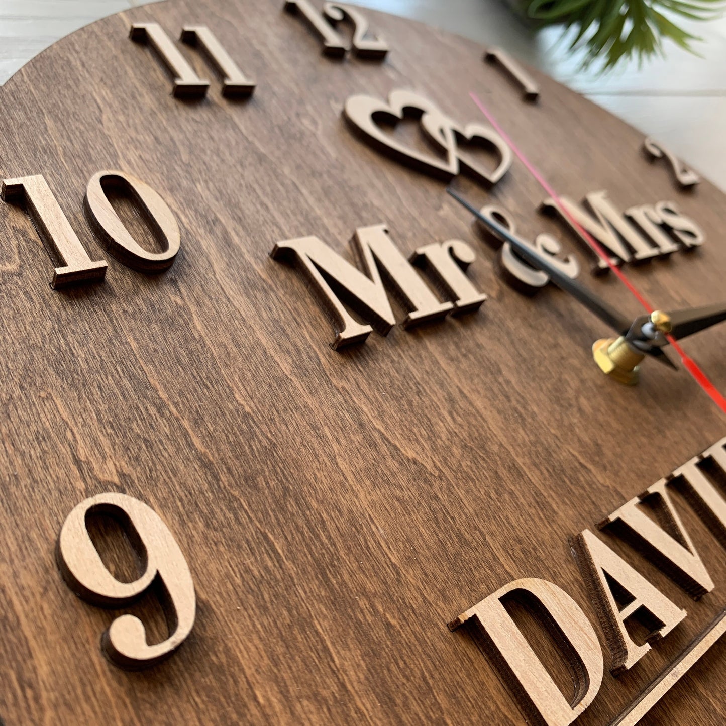 Horloge Murale Familiale Personnalisée