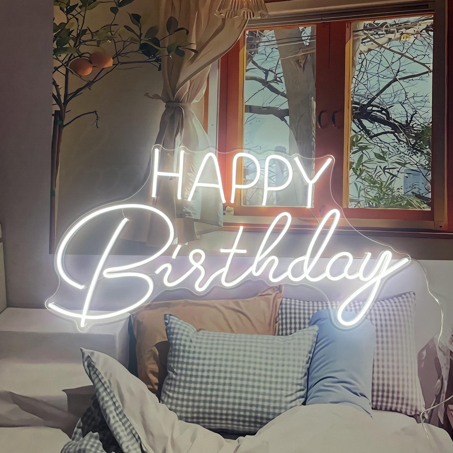 Enseigne Au Néon Joyeux Anniversaire