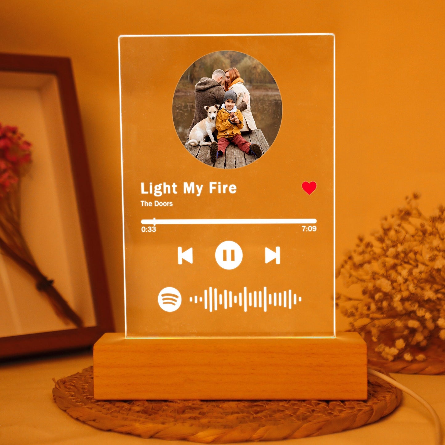 Plaque de musique personnalisée de Pantherlox