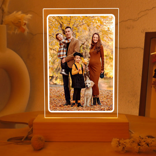 Lampe de nuit personnalisée avec photo de Pantherlox