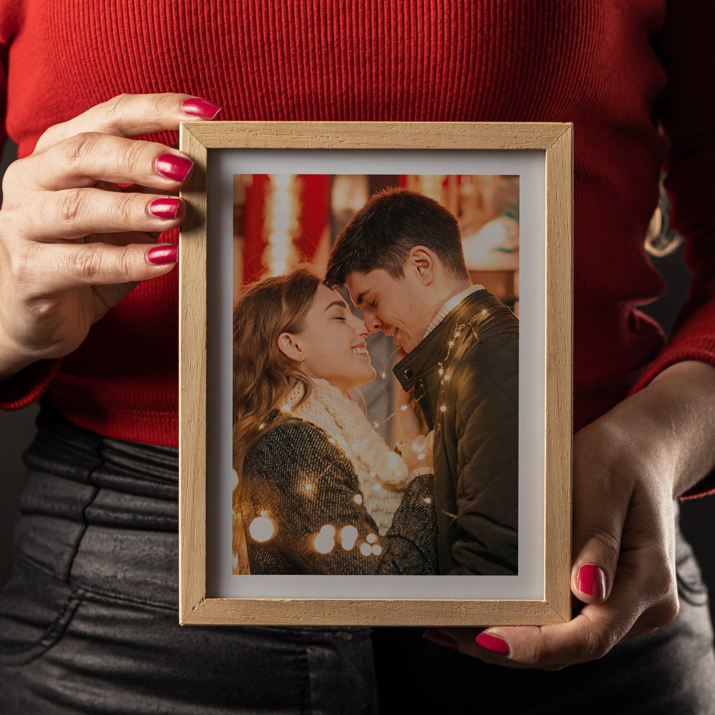 Cadre Personnalisé avec LED Lights Photo Box