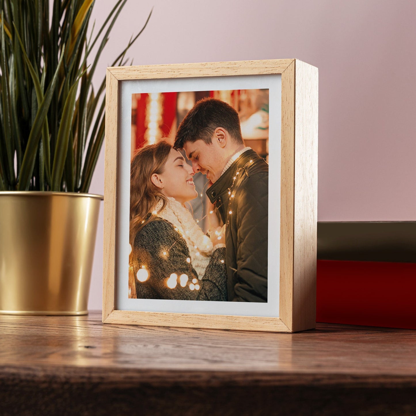 Cadre Personnalisé avec LED Lights Photo Box