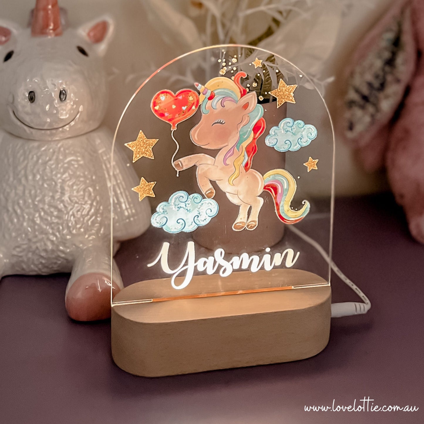 Lumière de Nom Personnalisée