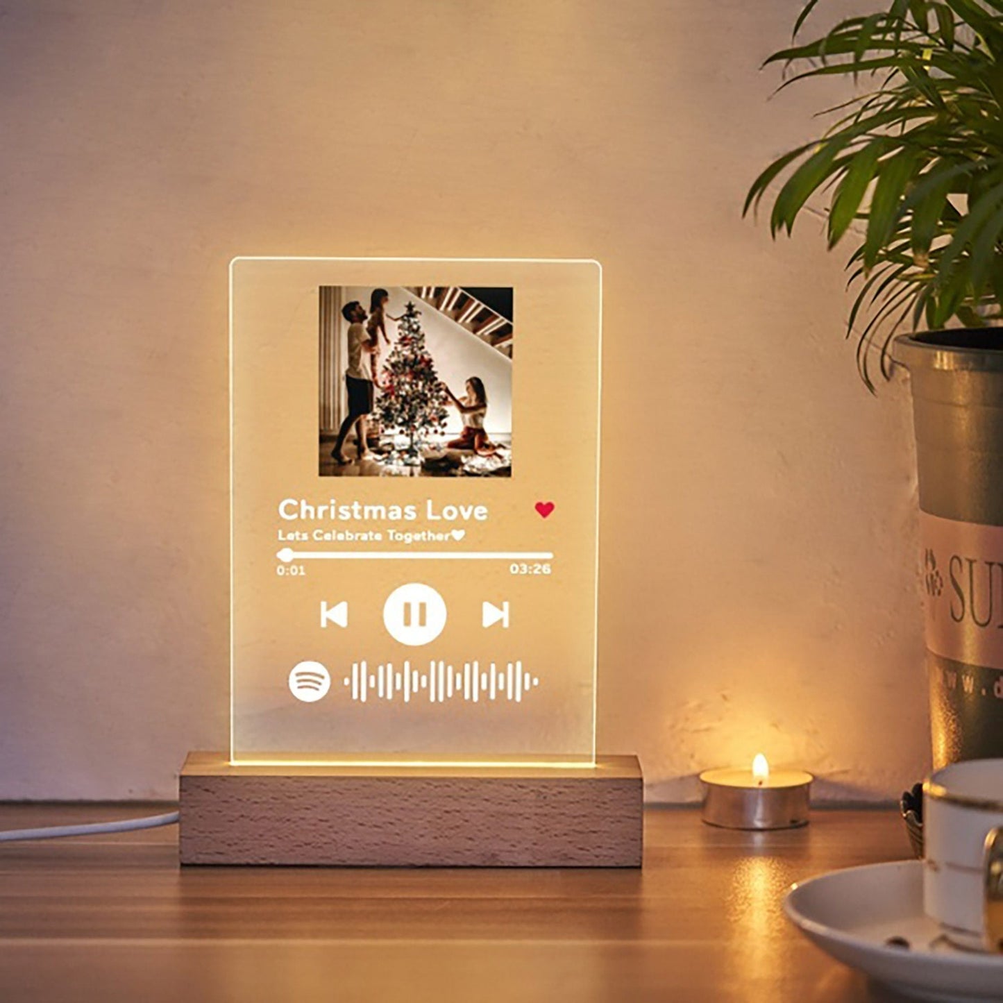 Plaque de musique personnalisée de Pantherlox