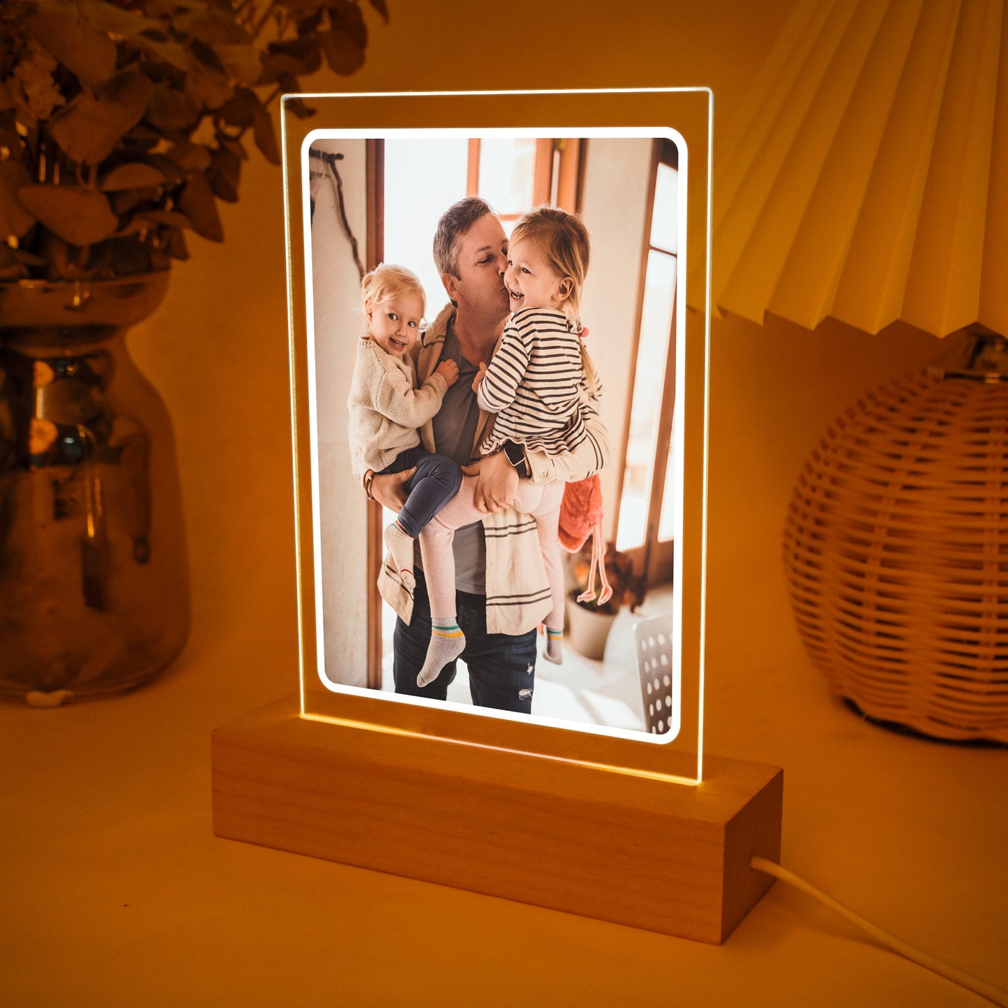 Lampe de nuit personnalisée avec photo de Pantherlox