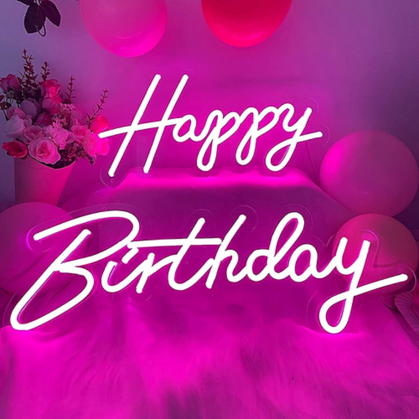 Enseigne Au Néon Joyeux Anniversaire