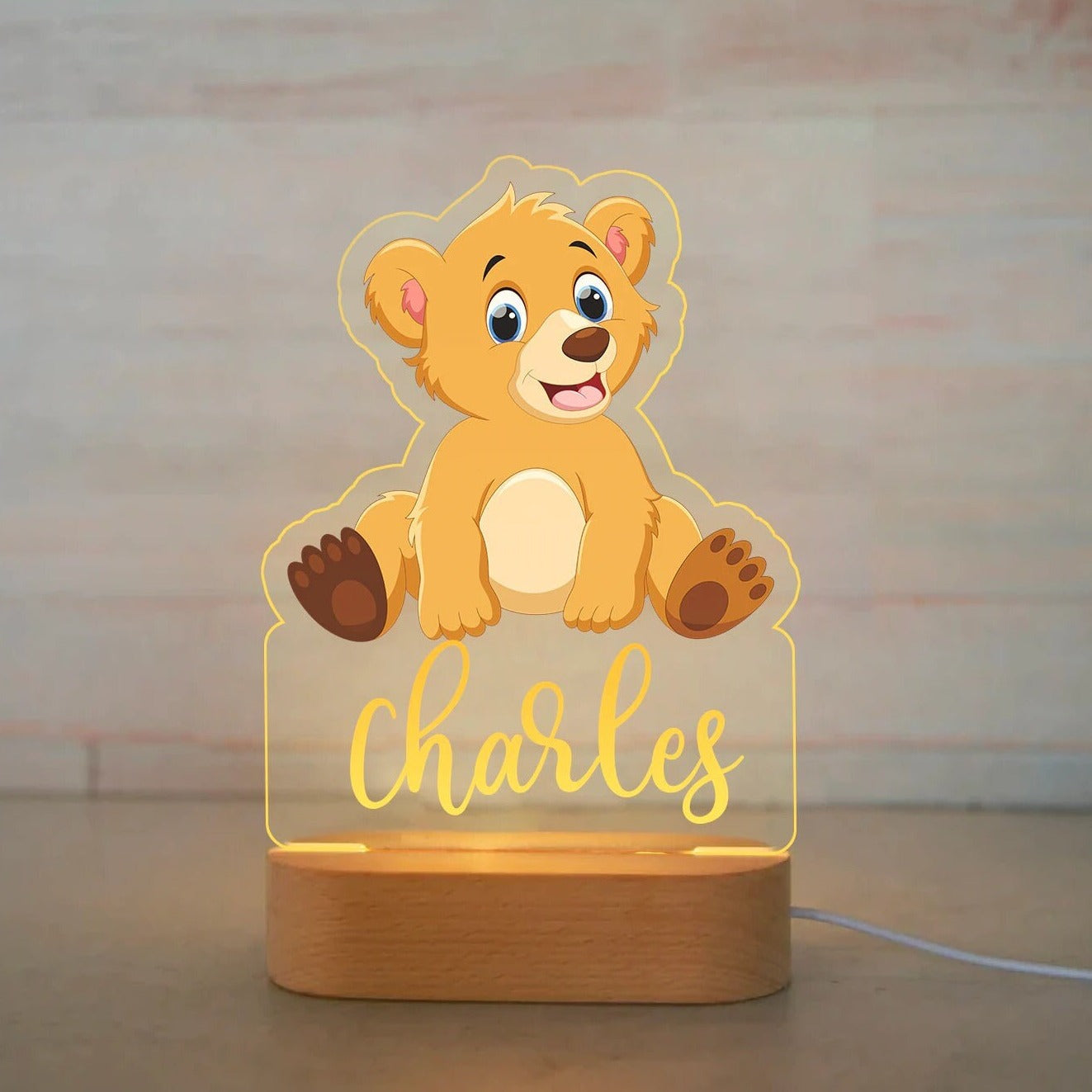 Lumière de Nom Personnalisée