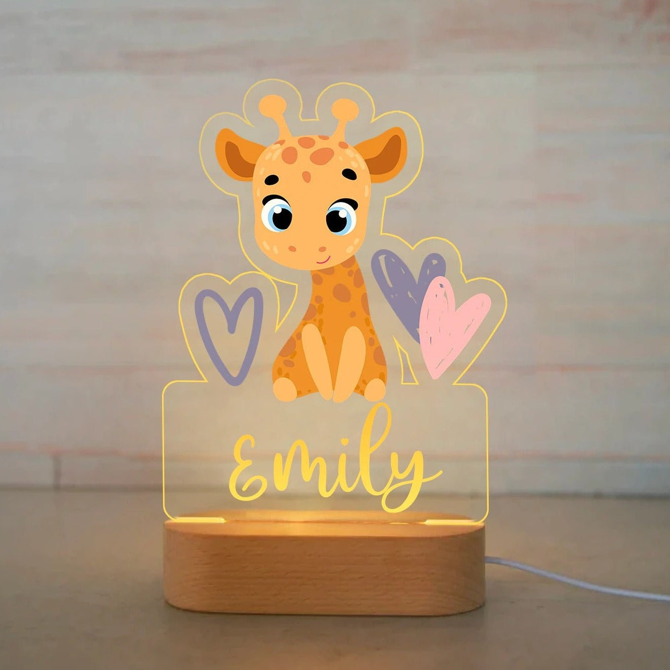 Lumière de Nom Personnalisée