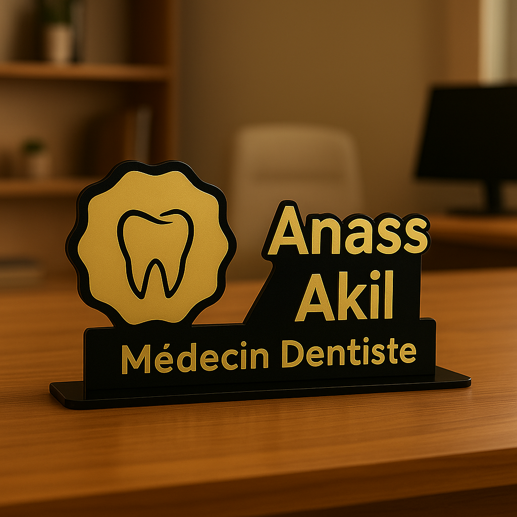 Plaque Nominale Professionnelle