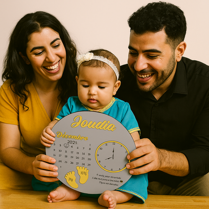 Plaque Naissance Personnalisée pour Bébé