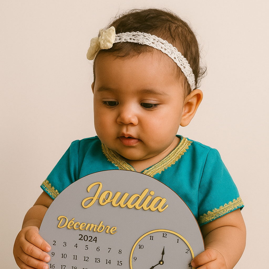 Plaque Naissance Personnalisée pour Bébé