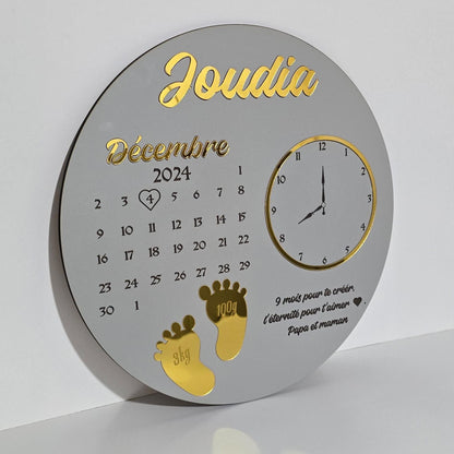 Plaque Naissance Personnalisée pour Bébé