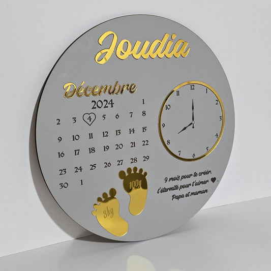 Plaque Naissance Personnalisée pour Bébé