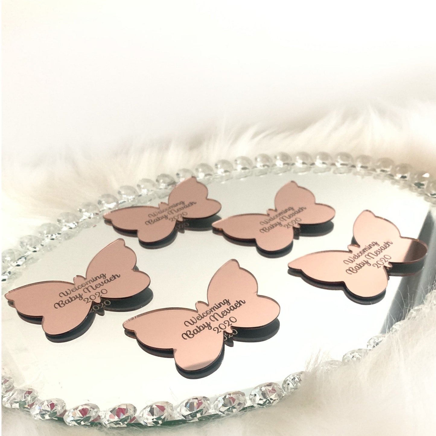 Étiquette Papillon Personnalisée