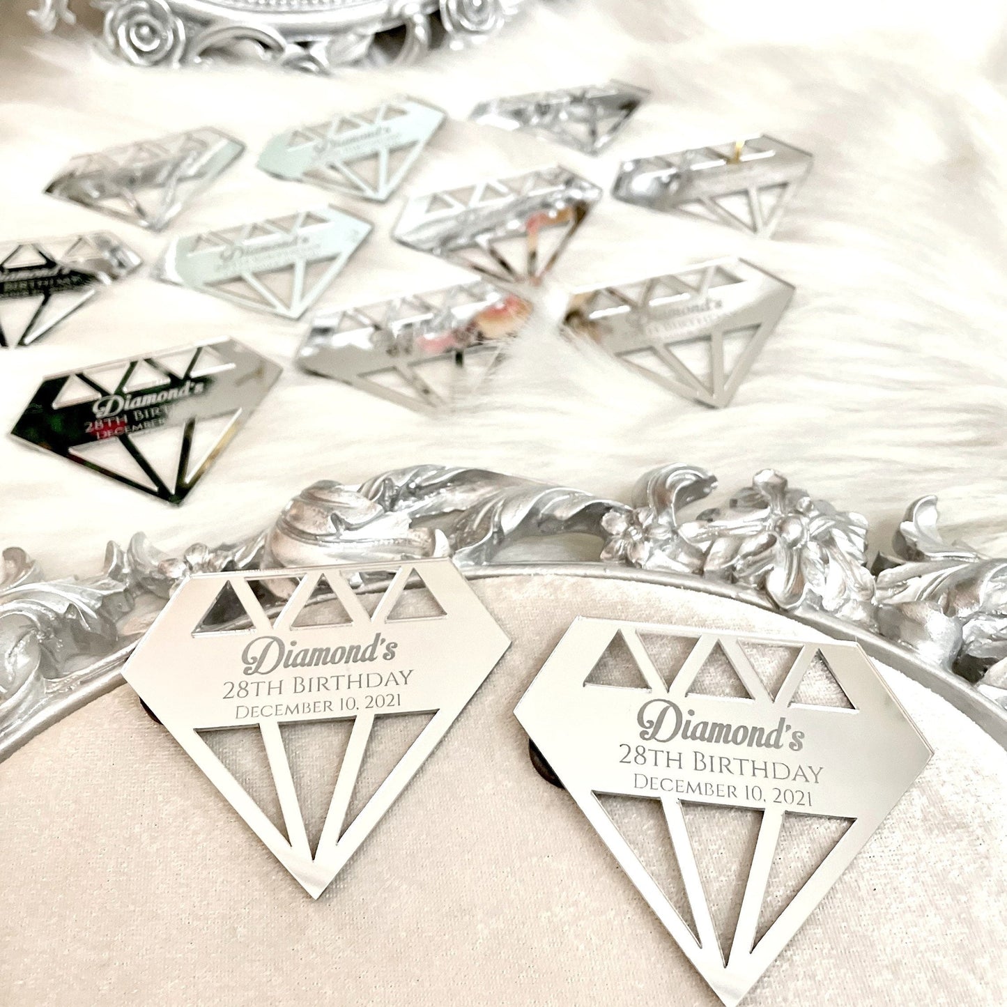 Médaillon Diamant Personnalisé