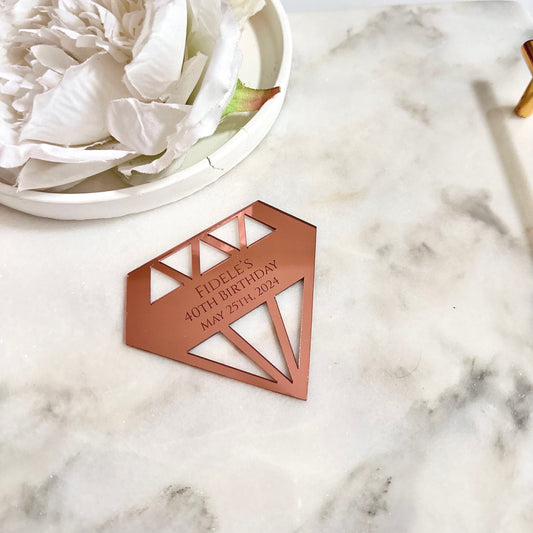 Médaillon Diamant Personnalisé