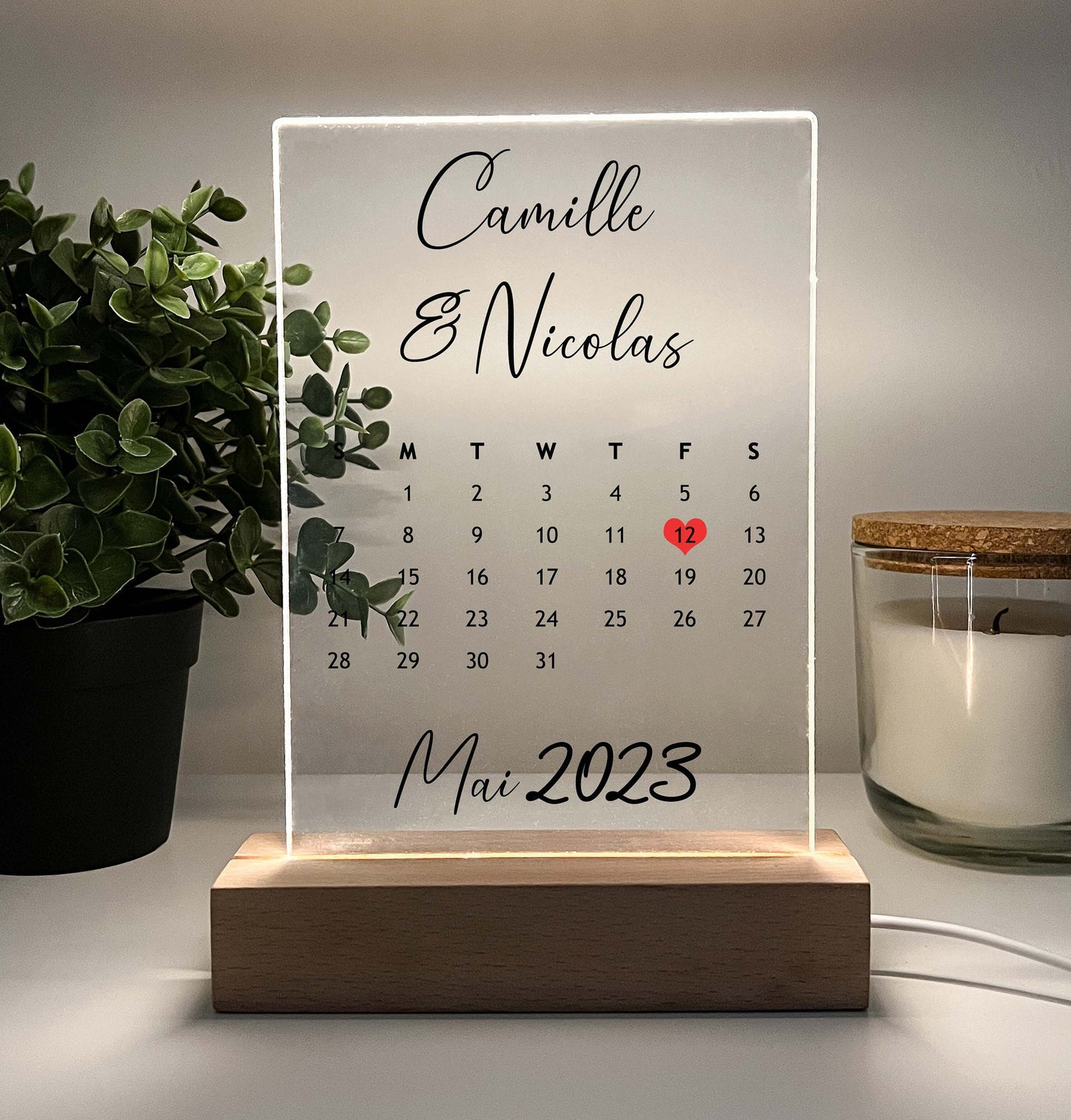 Veilleuse Date Magique