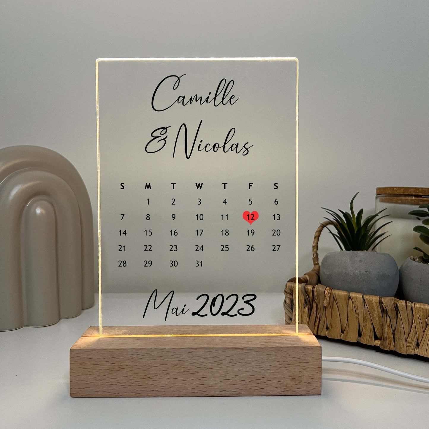 Veilleuse Date Magique