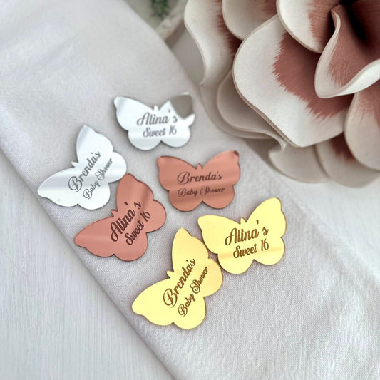 Étiquette Papillon Personnalisée