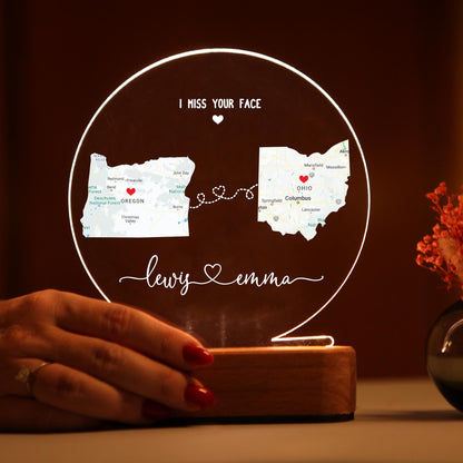 Veilleuse Amour à Distance
