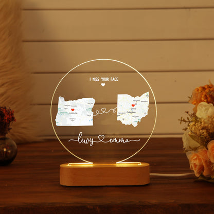 Veilleuse Amour à Distance