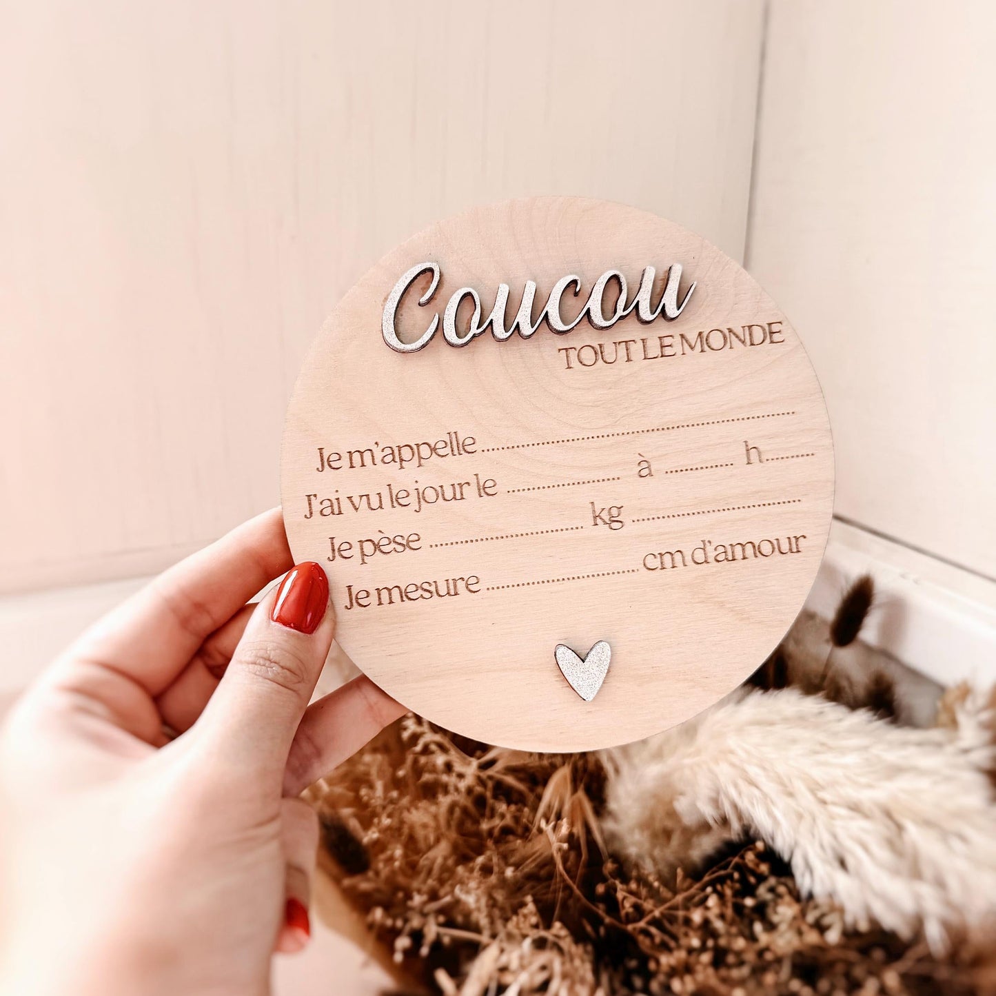 Carte de Bienvenue Naissance Bébé